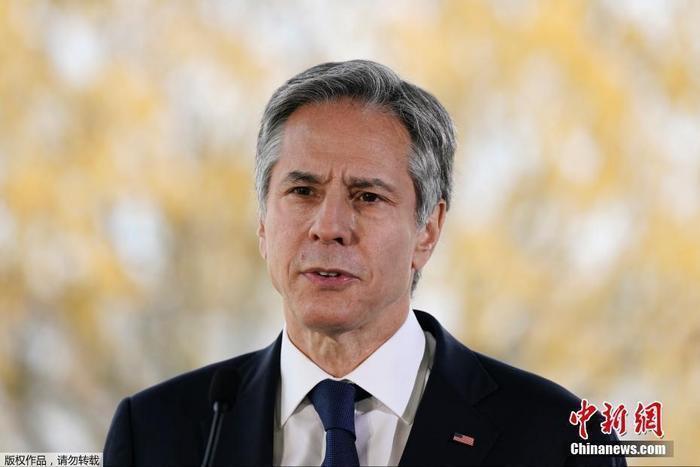 美国国务卿布林肯。 美国国务卿布林肯。