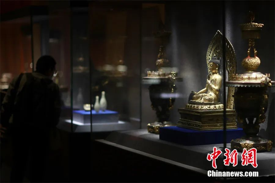 丝绸之路上的文物见证了佛教的传播。<a target='_blank' href='/'>中新社</a>记者 盛佳鹏 摄