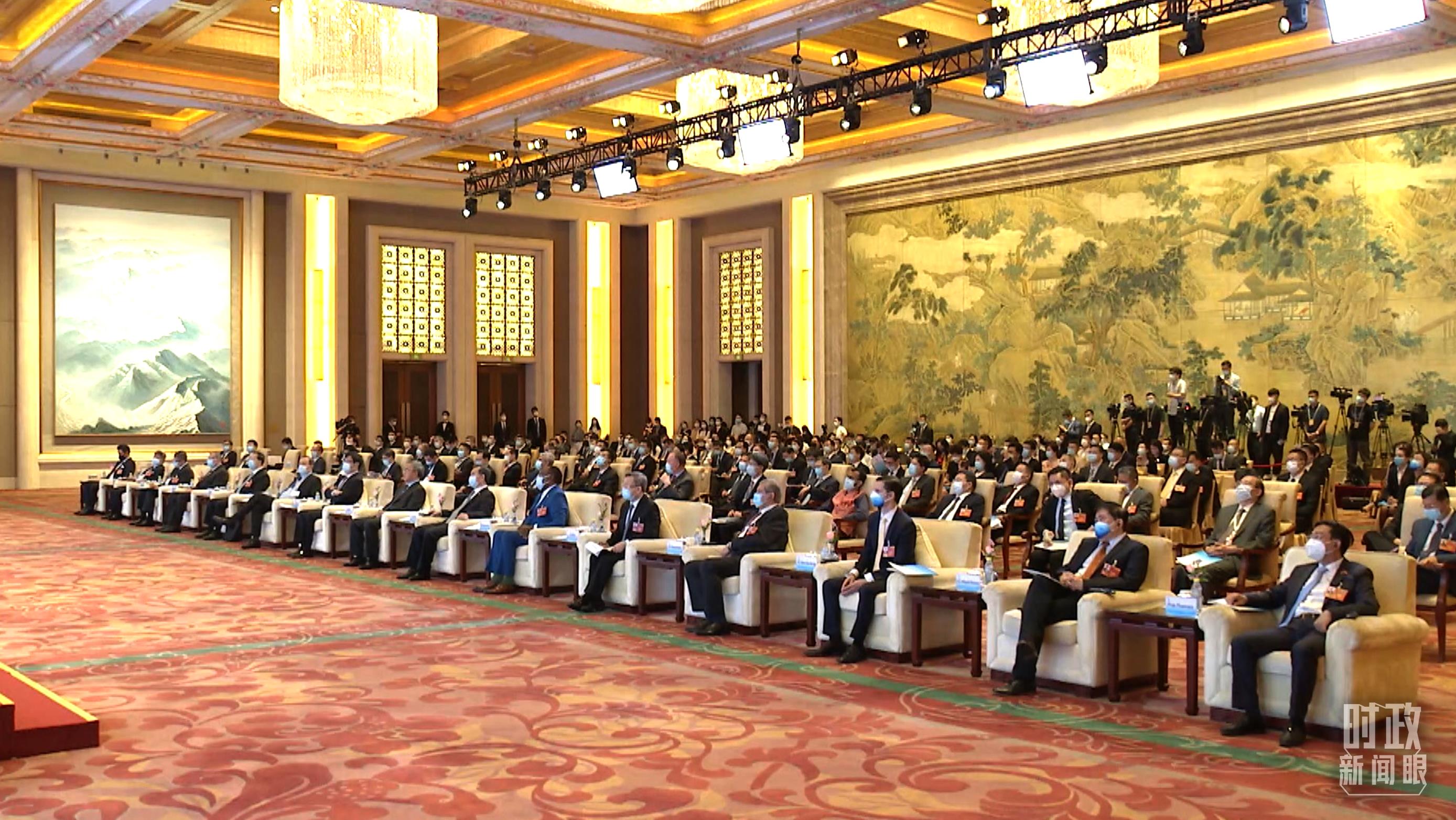 　△2022年金砖国家工商论坛会场。(总台央视记者周志国拍摄)