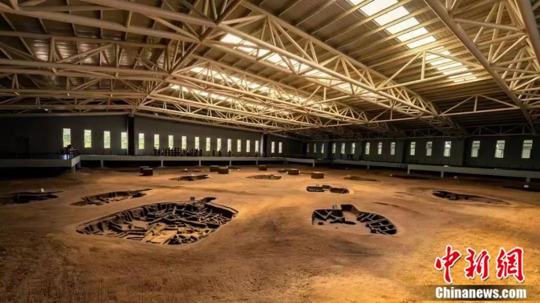 哈民遗址。内蒙古科左中旗哈民史前聚落遗址服务中心供图

