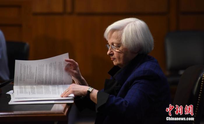 美国财政部长耶伦。 美国财政部长耶伦。